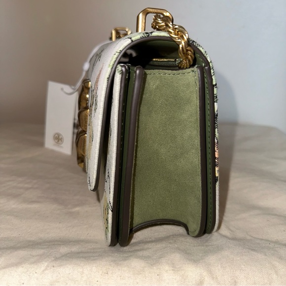 NWT Tory Burch Eleanor Small Bag Winter Sage - Picture 4 of 9